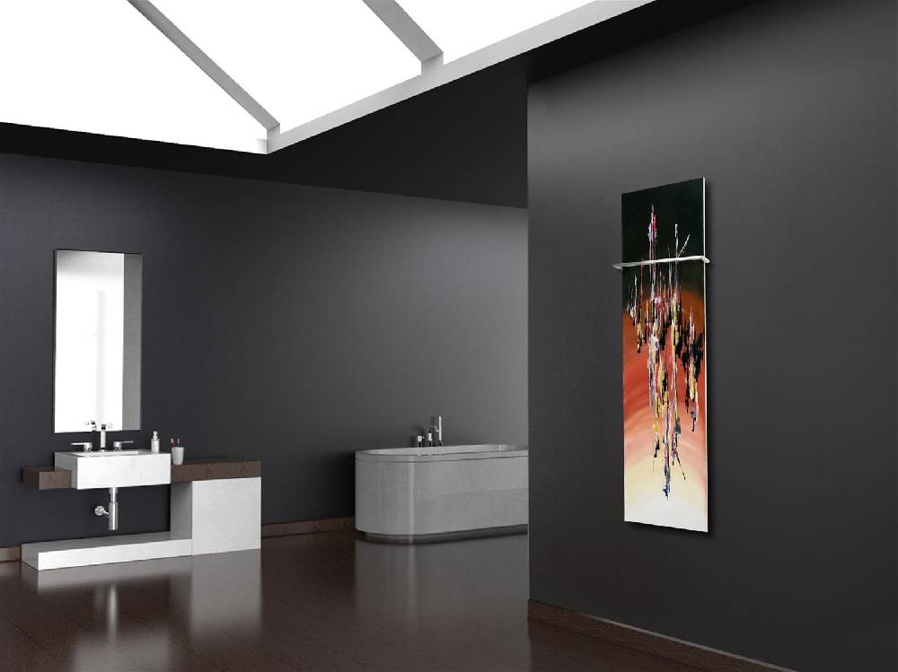 Szagato BADHEIZKÖRPER Vernissage Design 16 180x47cm 1118 Watt Acryl (+1 Halter 15mm) SZAGATO Designheizkörper Handtuchheizkörper mit Mittelanschluss Exklusive Angebote