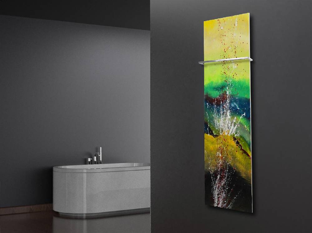 Szagato BADHEIZKÖRPER Vernissage Design 23 180x47cm 1118 Watt Acryl (+1 Halter 15mm) SZAGATO Designheizkörper Handtuchheizkörper mit Mittelanschluss Große Rabatte