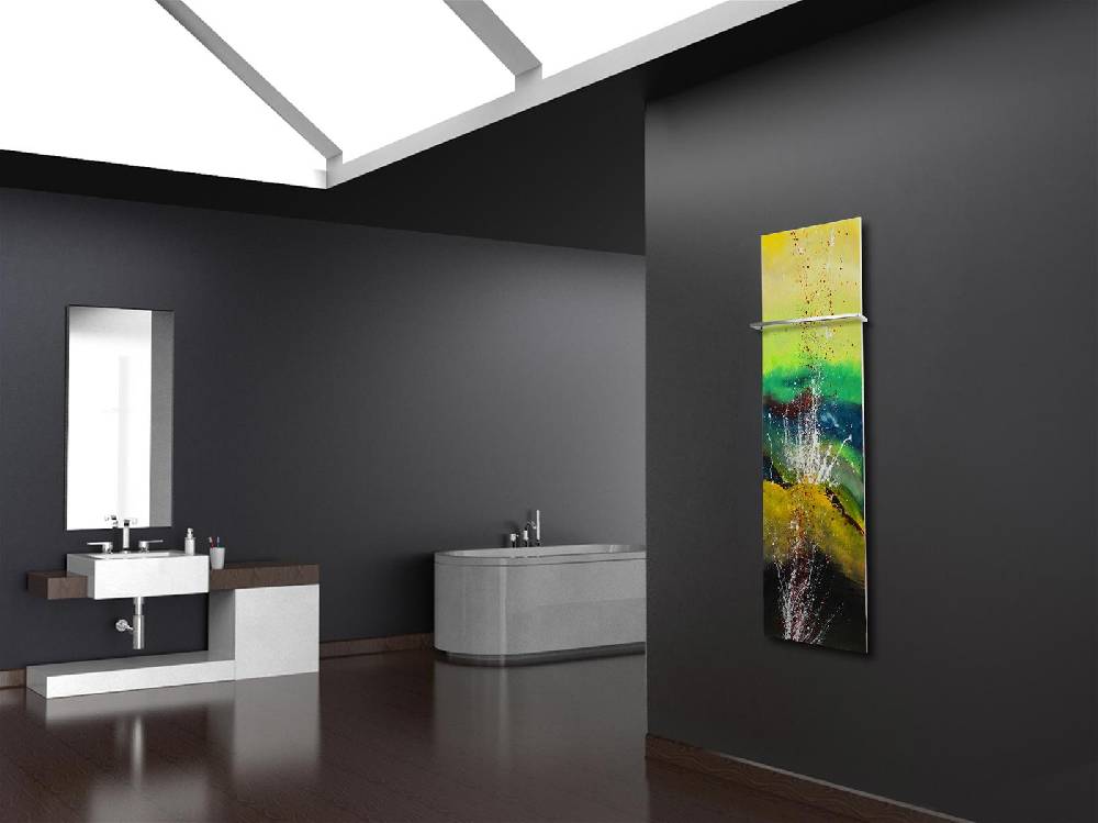 Szagato BADHEIZKÖRPER Vernissage Design 23 180x47cm 1118 Watt Acryl (+1 Halter 15mm) SZAGATO Designheizkörper Handtuchheizkörper mit Mittelanschluss Große Rabatte