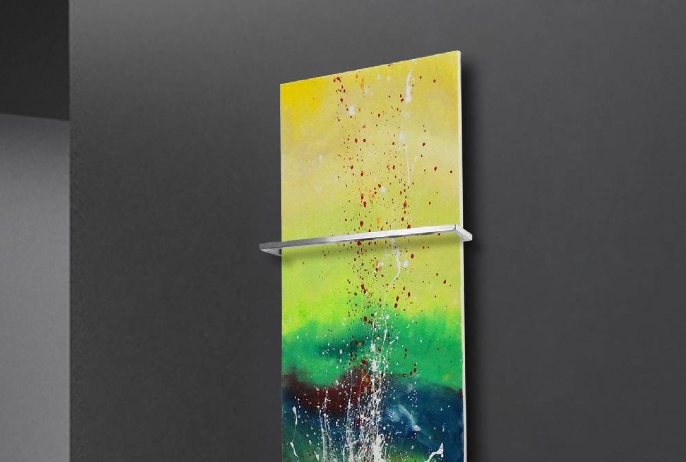 Szagato BADHEIZKÖRPER Vernissage Design 23 180x47cm 1118 Watt Acryl (+1 Halter 15mm) SZAGATO Designheizkörper Handtuchheizkörper mit Mittelanschluss Große Rabatte