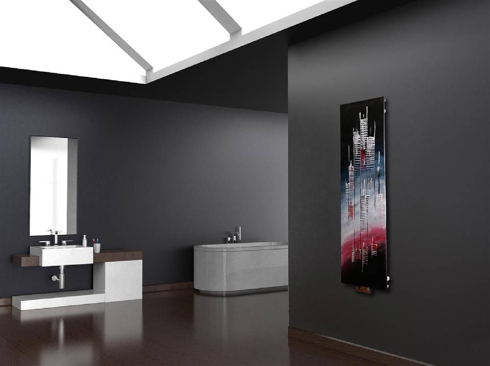 Szagato BADHEIZKÖRPER Vernissage Design 25 180x47cm 1118 Watt Acryl SZAGATO Designheizkörper Handtuchheizkörper mit Mittelanschluss Handtuchwärmer Saisonale Angebote