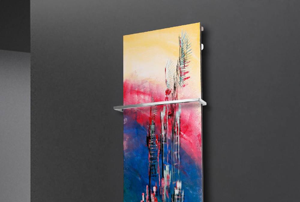 Szagato BADHEIZKÖRPER Vernissage Design 30 180x47cm 1118 Watt Acryl (+1 Halter 15mm) SZAGATO Designheizkörper Handtuchheizkörper mit Mittelanschluss Kauf eins, bekomm eins gratis