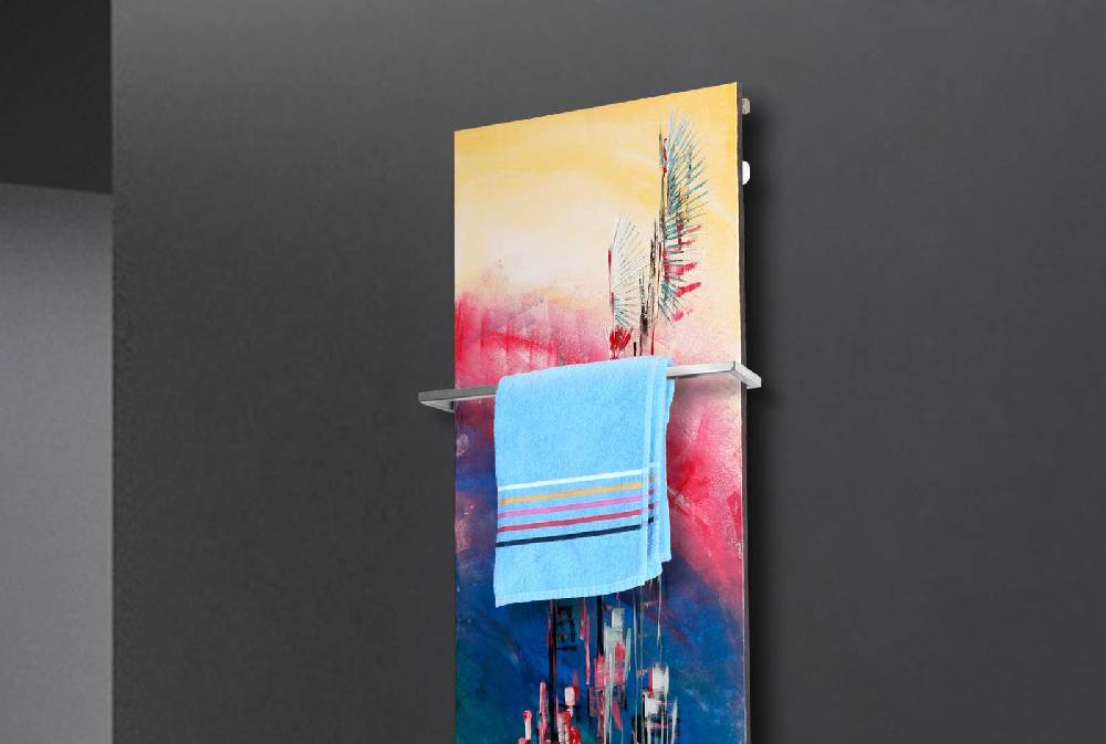 Szagato BADHEIZKÖRPER Vernissage Design 30 180x47cm 1118 Watt Acryl (+1 Halter 15mm) SZAGATO Designheizkörper Handtuchheizkörper mit Mittelanschluss Kauf eins, bekomm eins gratis
