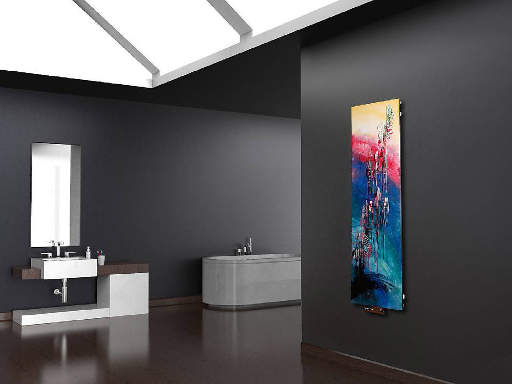 Szagato BADHEIZKÖRPER Vernissage Design 30 180x47cm 1118 Watt Acryl SZAGATO Designheizkörper Handtuchheizkörper mit Mittelanschluss Handtuchwärmer Tägliche Deals