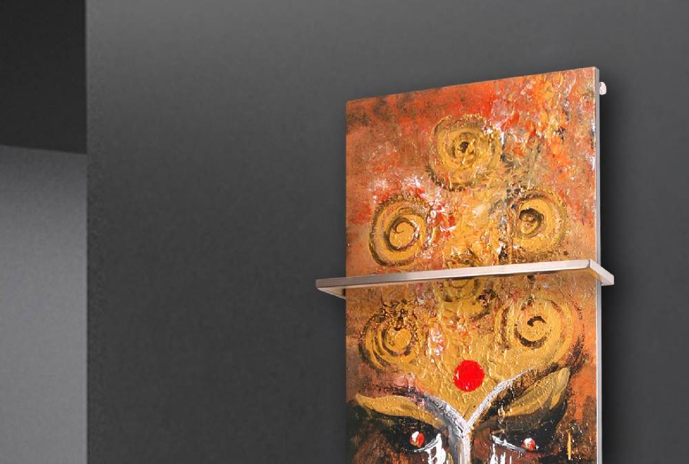 Szagato BADHEIZKÖRPER Vernissage Design 31 180x47cm 1118 Watt Acryl (+1 Halter 15mm) SZAGATO Designheizkörper Handtuchheizkörper mit Mittelanschluss Sonderangebote