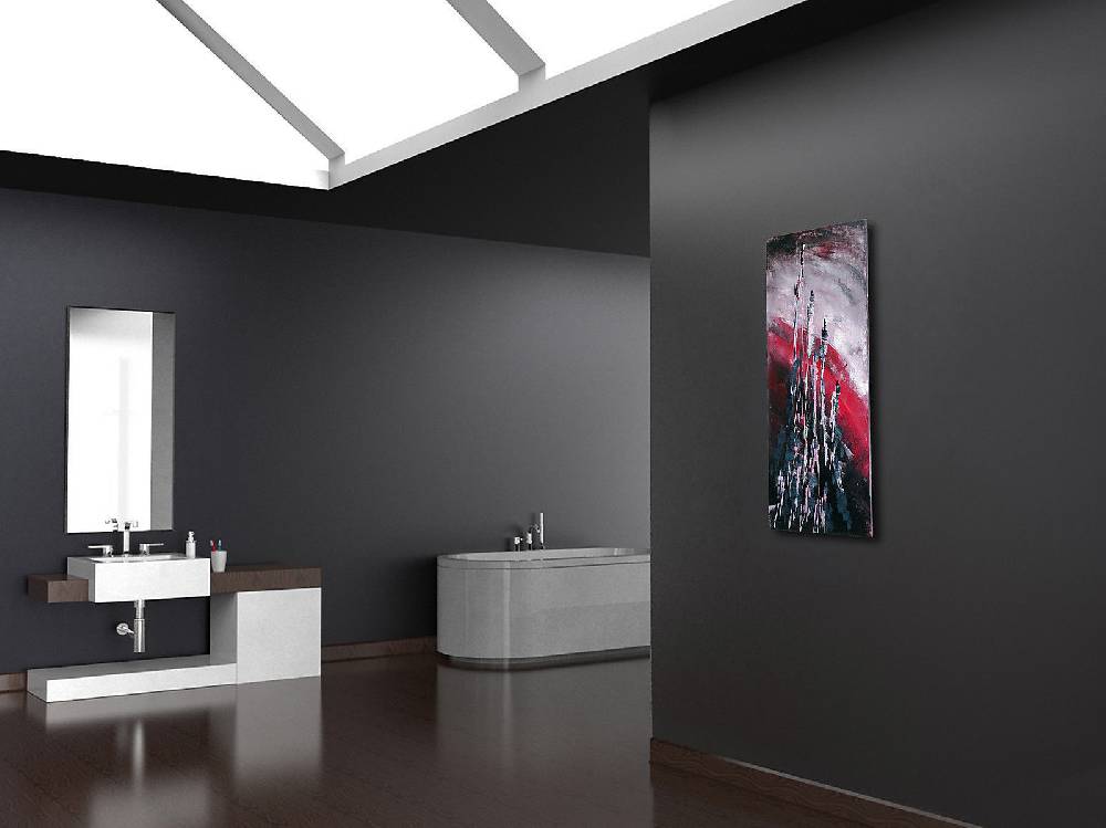 Szagato BADHEIZKÖRPER Vernissage Design 51 120x47cm 799 Watt Acryl SZAGATO Designheizkörper Handtuchheizkörper mit Mittelanschluss Handtuchwärmer Super Sparpreis