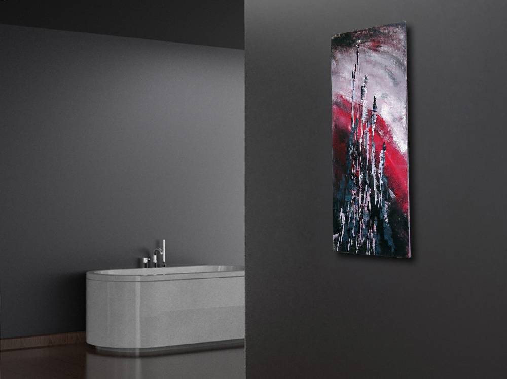 Szagato BADHEIZKÖRPER Vernissage Design 51 120x47cm 799 Watt Acryl SZAGATO Designheizkörper Handtuchheizkörper mit Mittelanschluss Handtuchwärmer Super Sparpreis