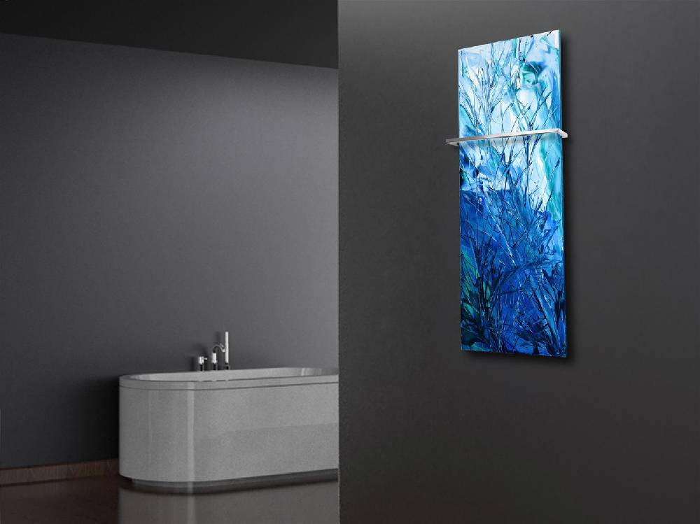 Szagato BADHEIZKÖRPER Vernissage Design 52 120x47cm 799 Watt Acryl (+1 Halter 15mm) SZAGATO Designheizkörper Handtuchheizkörpertelanschluss Handtuchwärmer Kostenlose Rückgabe