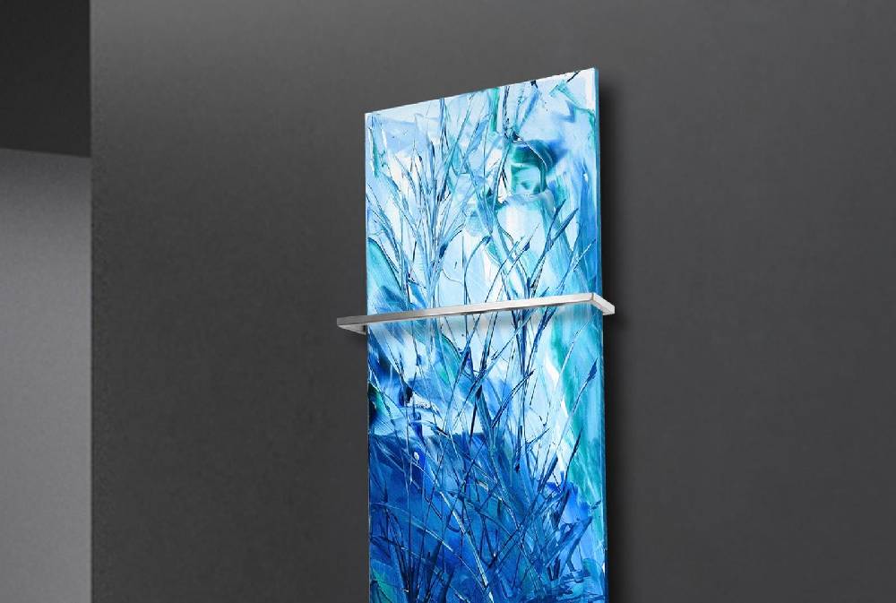 Szagato BADHEIZKÖRPER Vernissage Design 52 120x47cm 799 Watt Acryl (+1 Halter 15mm) SZAGATO Designheizkörper Handtuchheizkörpertelanschluss Handtuchwärmer Kostenlose Rückgabe