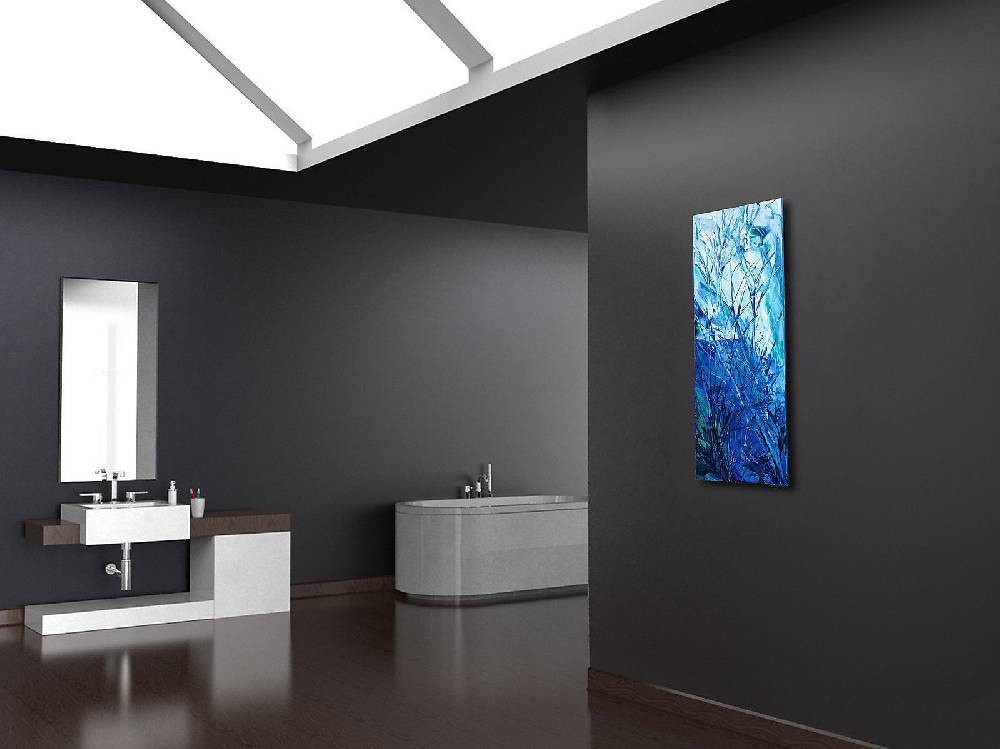 Szagato BADHEIZKÖRPER Vernissage Design 52 120x47cm 799 Watt Acryl SZAGATO Designheizkörper Handtuchheizkörper mit Mittelanschluss Handtuchwärmer Begrenzte Freigabe