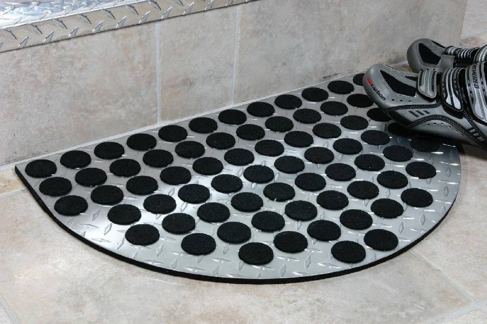 Szagato Fußmatte ALUMINIUM SZAGATO 60x40cm halbrund matt SZAGATO Made in Germany Fussmatte Alu Aluminium Fussmatte außen Schuhabstreifer Fussabtreter 50% Rabatt mit kostenlosem Versand