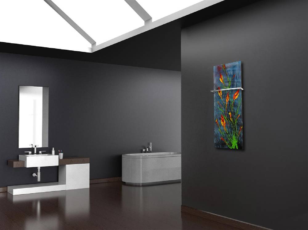 Szagato BADHEIZKÖRPER Vernissage Design 54 120x47cm 799 Watt Acryl (+1 Halter 15mm) SZAGATO Designheizkörper Handtuchheizkörpertelanschluss Handtuchwärmer Im Verkauf