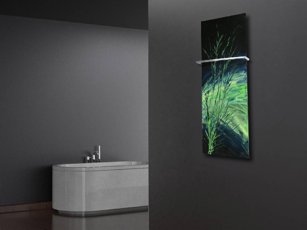 Szagato BADHEIZKÖRPER Vernissage Design 56 120x47cm 799 Watt Acryl (+1 Halter 15mm) SZAGATO Designheizkörper Handtuchheizkörpertelanschluss Handtuchwärmer