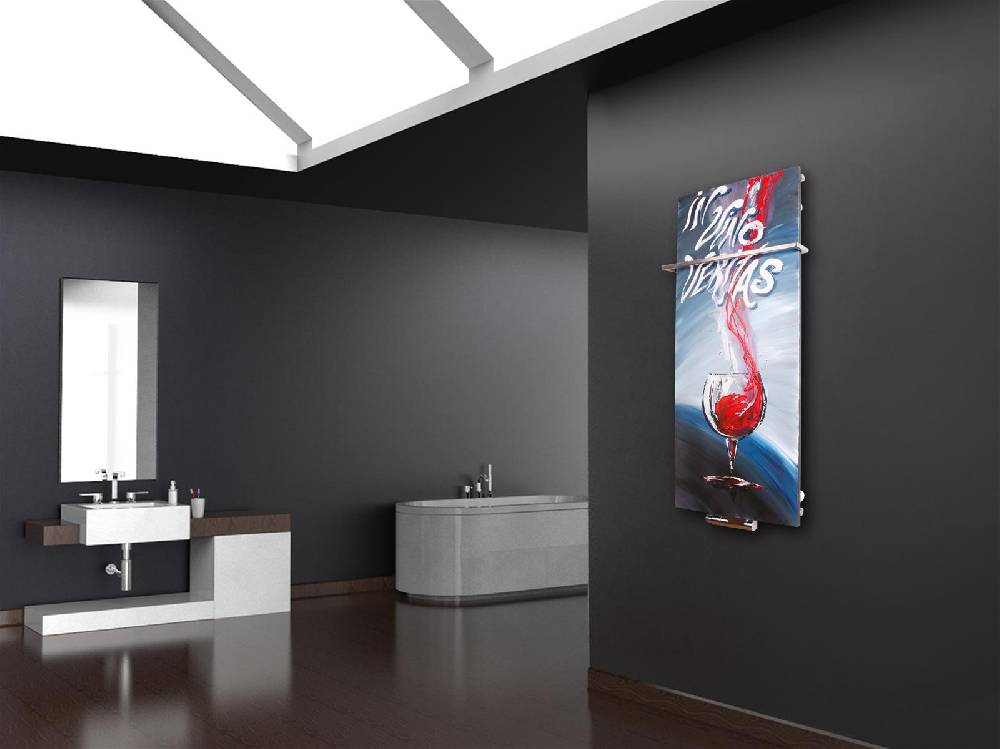 Szagato BADHEIZKÖRPER Vernissage Design 57 120x47cm 799 Watt Acryl (+1 Halter 15mm) SZAGATO Designheizkörper Handtuchheizkörpertelanschluss Handtuchwärmer 2025