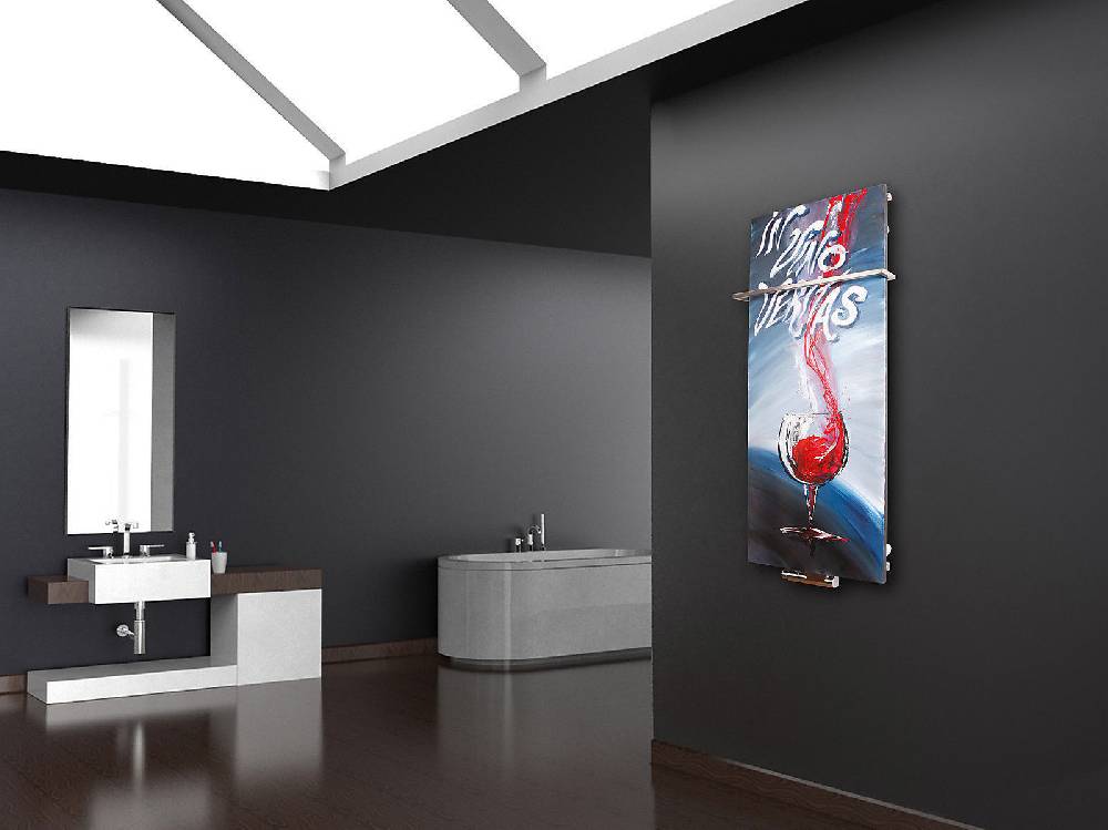 Szagato BADHEIZKÖRPER Vernissage Design 57 120x47cm 799 Watt Acryl (+1 Halter 15mm) SZAGATO Designheizkörper Handtuchheizkörpertelanschluss Handtuchwärmer 2025