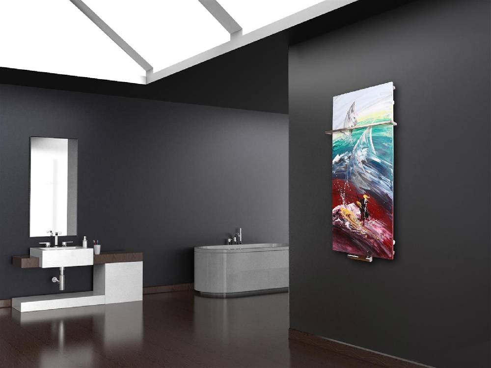 Szagato BADHEIZKÖRPER Vernissage Design 60 120x47cm 799 Watt Acryl (+1 Halter 15mm) SZAGATO Designheizkörper Handtuchheizkörpertelanschluss Handtuchwärmer Hotsell