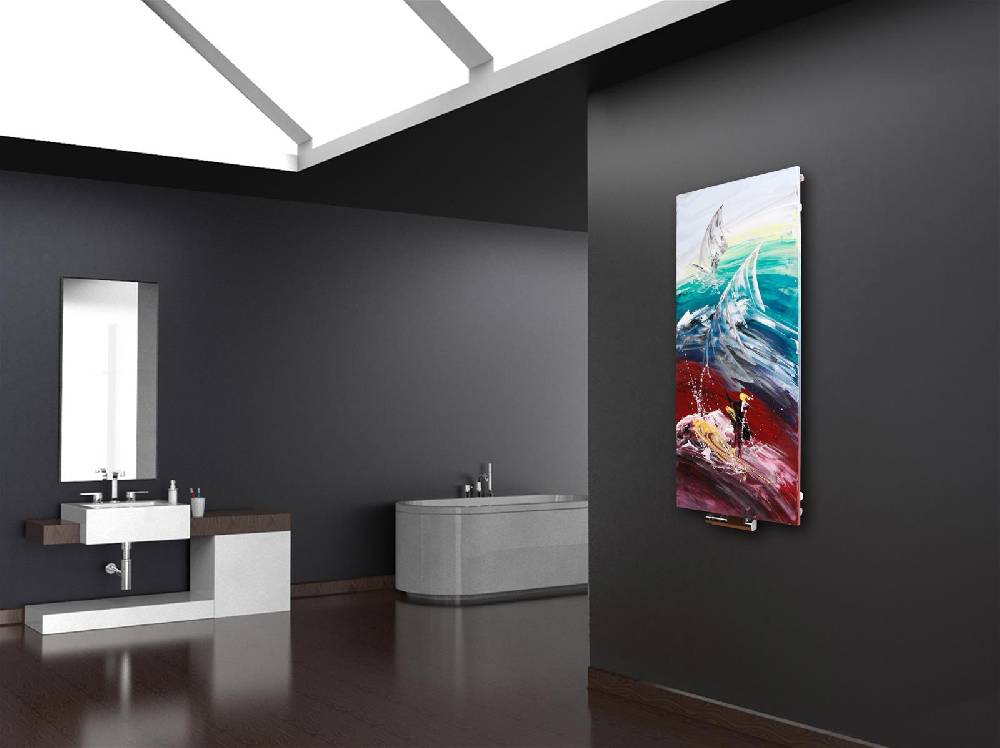 Szagato BADHEIZKÖRPER Vernissage Design 60 120x47cm 799 Watt Acryl SZAGATO Designheizkörper Handtuchheizkörper mit Mittelanschluss Handtuchwärmer im Angebot