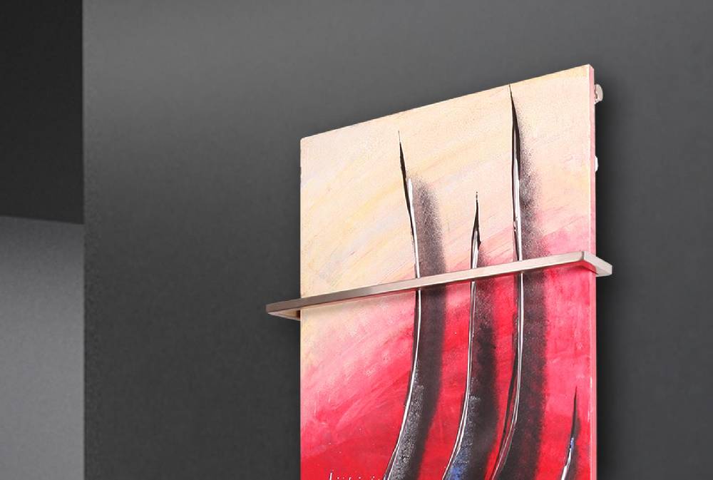Szagato BADHEIZKÖRPER Vernissage Design 61 120x47cm 799 Watt Acryl (+1 Halter 15mm) SZAGATO Designheizkörper Handtuchheizkörpertelanschluss Handtuchwärmer Schlussverkauf