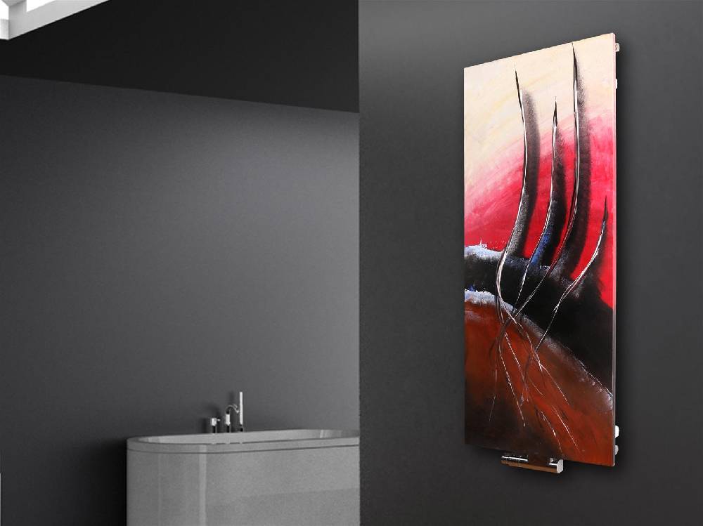 Szagato BADHEIZKÖRPER Vernissage Design 61 120x47cm 799 Watt Acryl SZAGATO Designheizkörper Handtuchheizkörper mit Mittelanschluss Handtuchwärmer Günstiger Verkauf