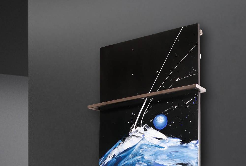 Szagato BADHEIZKÖRPER Vernissage Design 62 120x47cm 799 Watt Acryl (+1 Halter 15mm) SZAGATO Designheizkörper Handtuchheizkörpertelanschluss Handtuchwärmer Fabrikverkauf