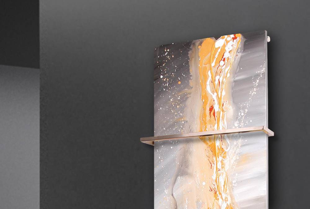 Szagato BADHEIZKÖRPER Vernissage Design 63 120x47cm 799 Watt Acryl (+1 Halter 15mm) SZAGATO Designheizkörper Handtuchheizkörpertelanschluss Handtuchwärmer Blitzverkäufe