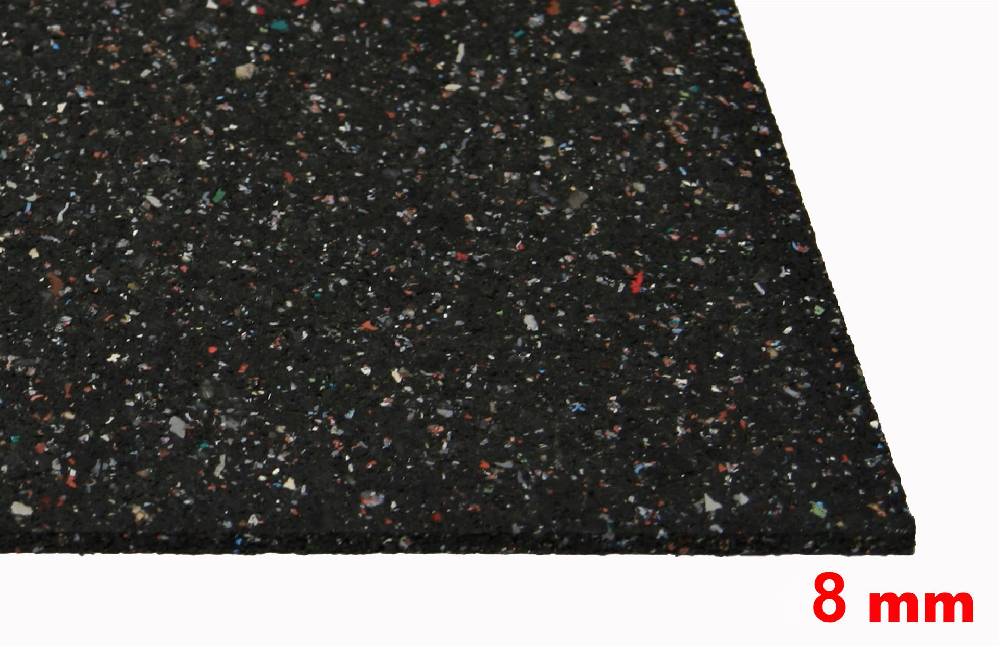Szagato Bautenschutzmatte Gummi 200x100x0,8cm SZAGATO Gummimatte Gummigranulatmatte Antirutschmatte Gummi Granulat Matte recycelt Fabrik Onlineshop