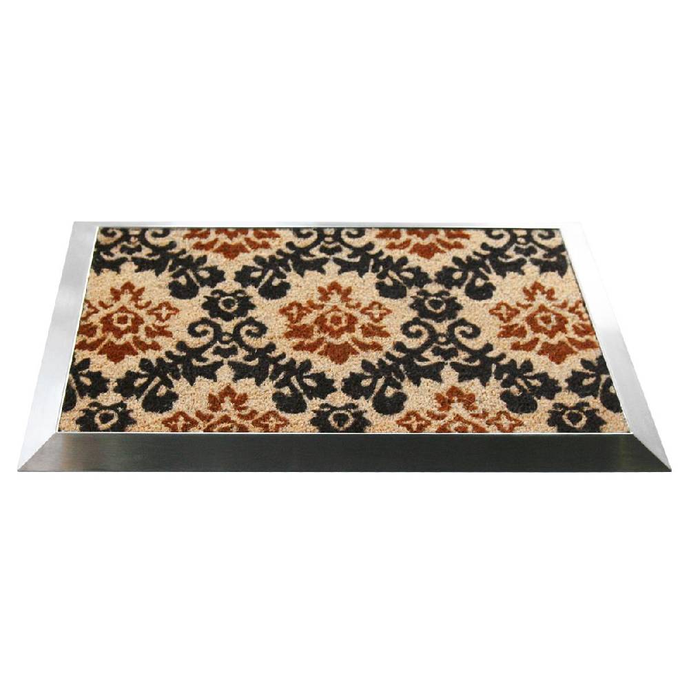 Szagato Fußmatte mit Edelstahl-Rahmen 84x54cm Design 34 Kokos braun SZAGATO Fussmatte außen Fussmatte outdoor Fussmatte innen Schuhabstreifer Fussabtreter Begrenztes Angebot