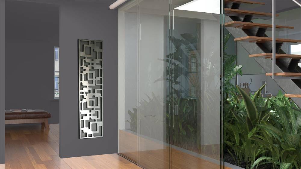 Szagato Garderobe Wandgarderobe Design Downtown 140x40cm Edelstahl matt SZAGATO Garderobe Metall Wand Garderobenpaneel Garderobenleiste Flurgarderobe Flur Saisonschlussverkauf