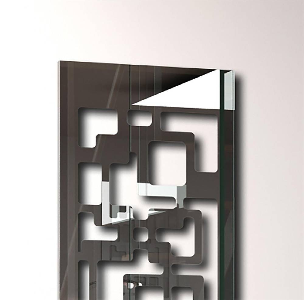 Szagato Garderobe Wandgarderobe Design Downtown 140x40cm Edelstahl SZAGATO Garderobe Metall Wand Garderobenpaneel Garderobenleiste Flurgarderobe Flur Black Friday