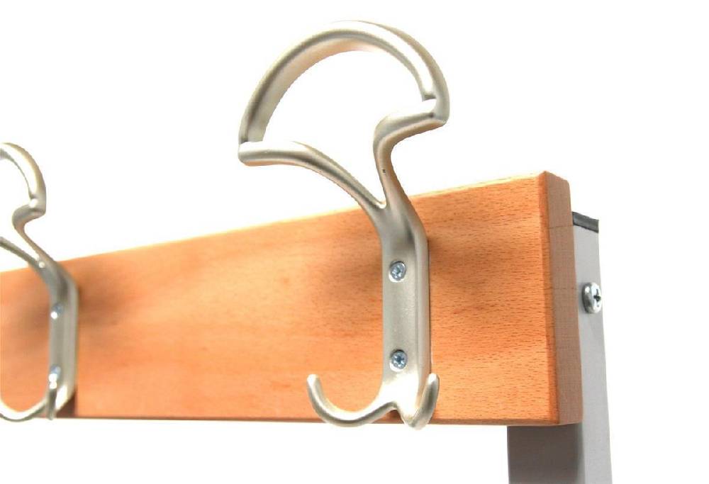 Szagato Garderobenbank mit Haken 2-seitig 2 Sitzbänke HxBxT 170x150x60cm Marke SZAGATO Umkleidebank Umkleide Sitzbank Garderobe mit Sitzbank Teennis Saisonale Angebote