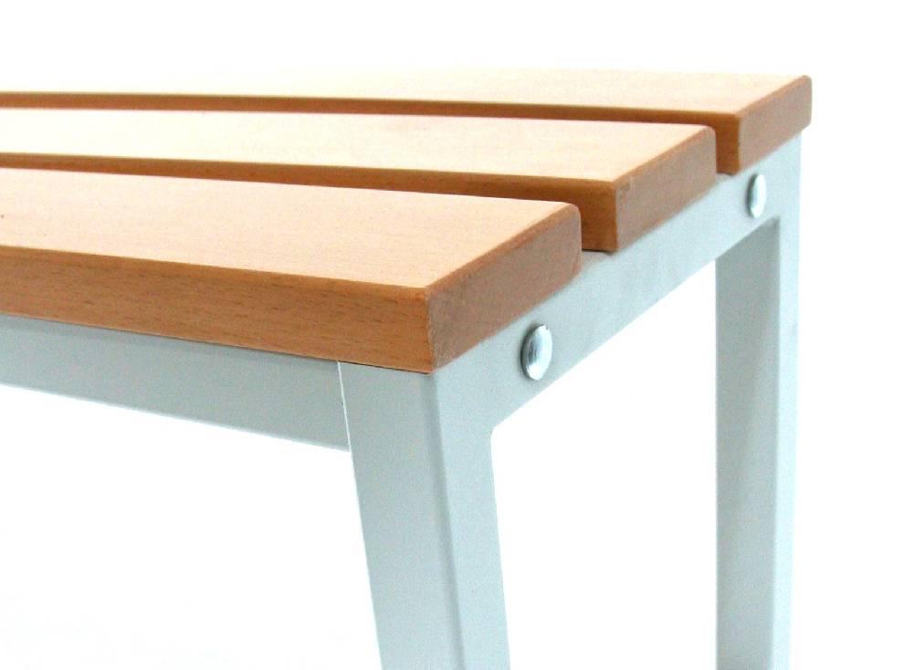 Szagato Garderobenbank mit Haken 2-seitig 2 Sitzbänke mit Schuhrost HxBxT 170x200x60cm Marke SZAGATO Umkleidebank Umkleide Sitzbank Garderobe mit Sitzbank Sonderangebote