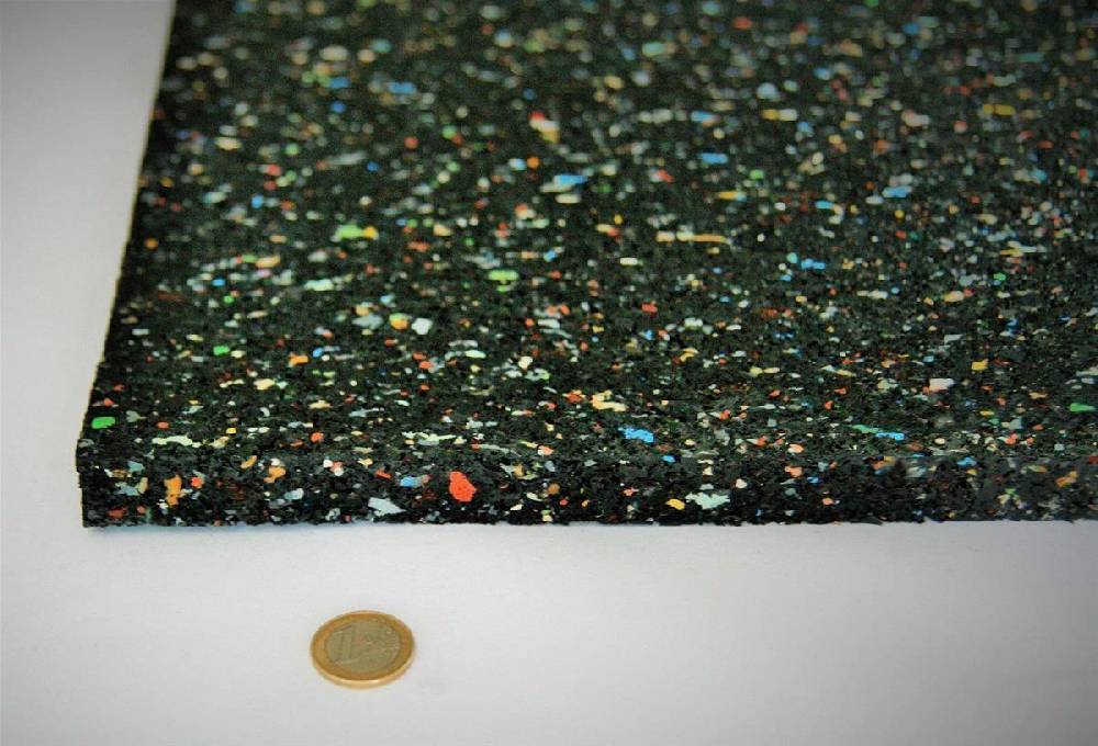 Szagato Gummimatte Anti-Vibrationsmatte 500x60x15cm SZAGATO Germany Gummigranulatmatte Antirutschmatte Bautenschutzmatte Kofferraummatte Anti-Rutschmatte Vierteljährliche Förderung