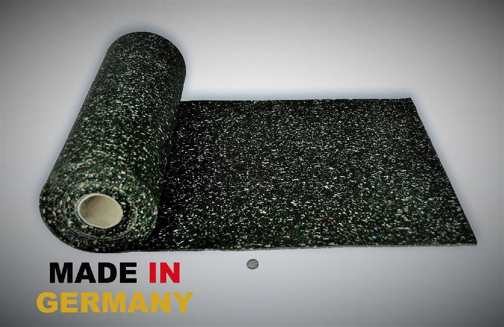 Szagato Gummimatte Anti-Vibrationsmatte Antirutschmatte 850x60x0,5cm SZAGATO Germany Gummigranulatmatte Bautenschutzmatte Kofferraummatte Anti-Rutschmatte Super Rabatt