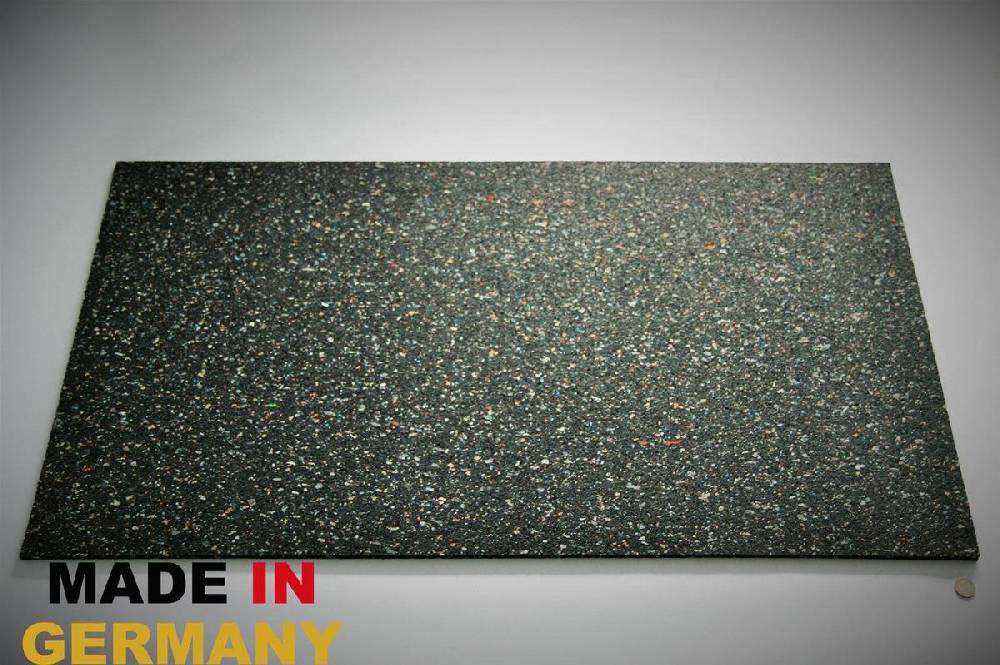 Szagato Gummimatte Waschmaschinen Anti - Vibrationsmatte 60x60x0,5cm SZAGATO Meterware Gummimatt Gummi Matte Gummigranulatmatte Antirutschmatte recycelt Riesige Rabatte