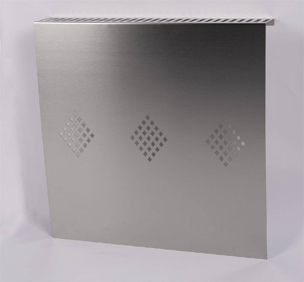 Szagato Heizkörperverkleidung Edelstahl 60 x 60cm Design Raute (SET=2 Stück) SZAGATO Heizungsverkleidung Verkleidung Heizkörper Abdeckung für Heizkörper Rabatt