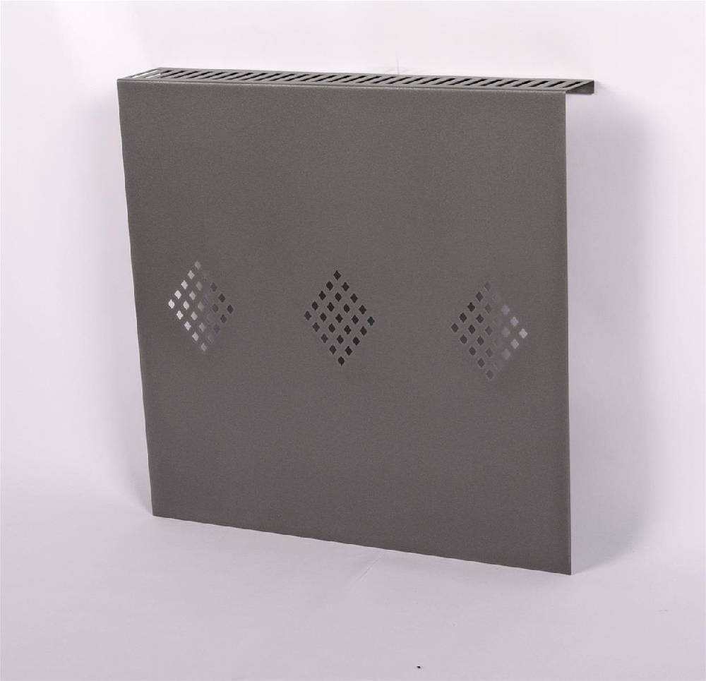 Szagato Heizkörperverkleidung 60 x 60cm Design Raute antharzit (SET= 2 Stück) SZAGATO Heizungsverkleidung Verkleidung Heizkörper Abdeckung für Heizkörper Saisonale Angebote