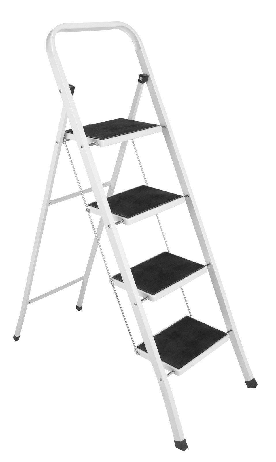 Szagato Klapptritt 4 Stufen 150 kg SZAGATO Klapptrittleiter Trittleiter 4 Stufen Klapptritt 4 Stufen Tritt Leiter 4 Stufen Stufentritt Trittleitern 4 Stufen Letzte 2 Tage