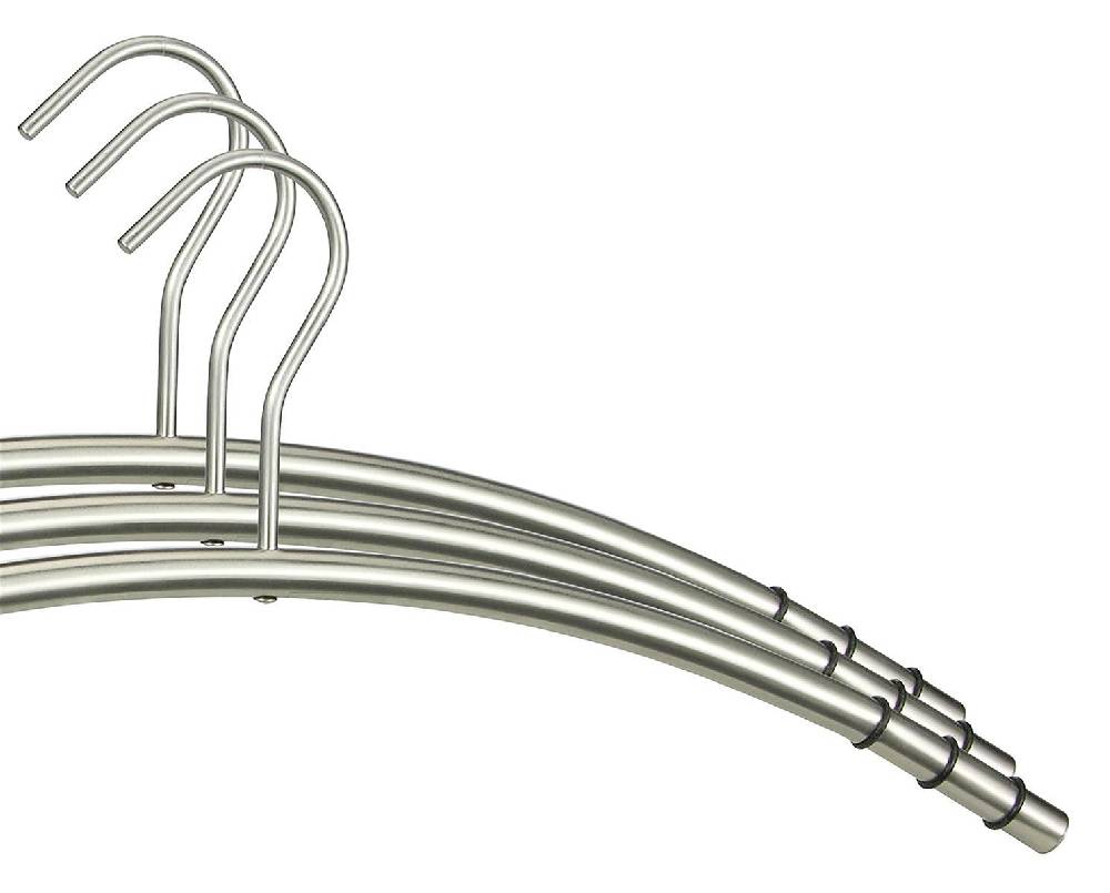 Szagato Kleiderbügel Edelstahl VE=24 Stück SZAGATO Edelstahl Kleiderbügel modern Hosenbügel Design Kleiderbügel Metall Hänger Garderobenbügel hochwertig Bis zu 50% Rabatt
