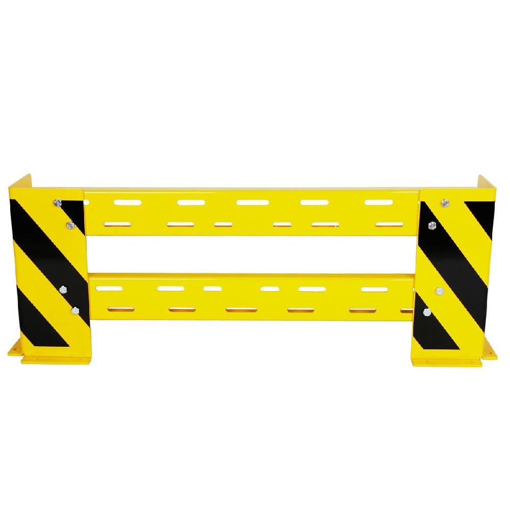 Szagato Rammschutz Planke SET (3 Stück) 100-115cm +6 Rammschutze +24 Dübel SZAGATO Rammschutz Balken Regal Anfahrschutz Regale Rammschutzbügel Rammschutzecke zollfrei