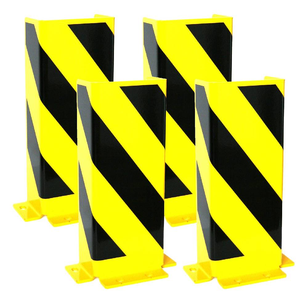 Szagato Rammschutz U-Profil SET (4 Stück) 400x82x165x82x5 mm SZAGATO Regal Anfahrschutz Regale Rammschutzbügel Rammschutze Anfahrschutzecke Rammschutzecke Auslauf