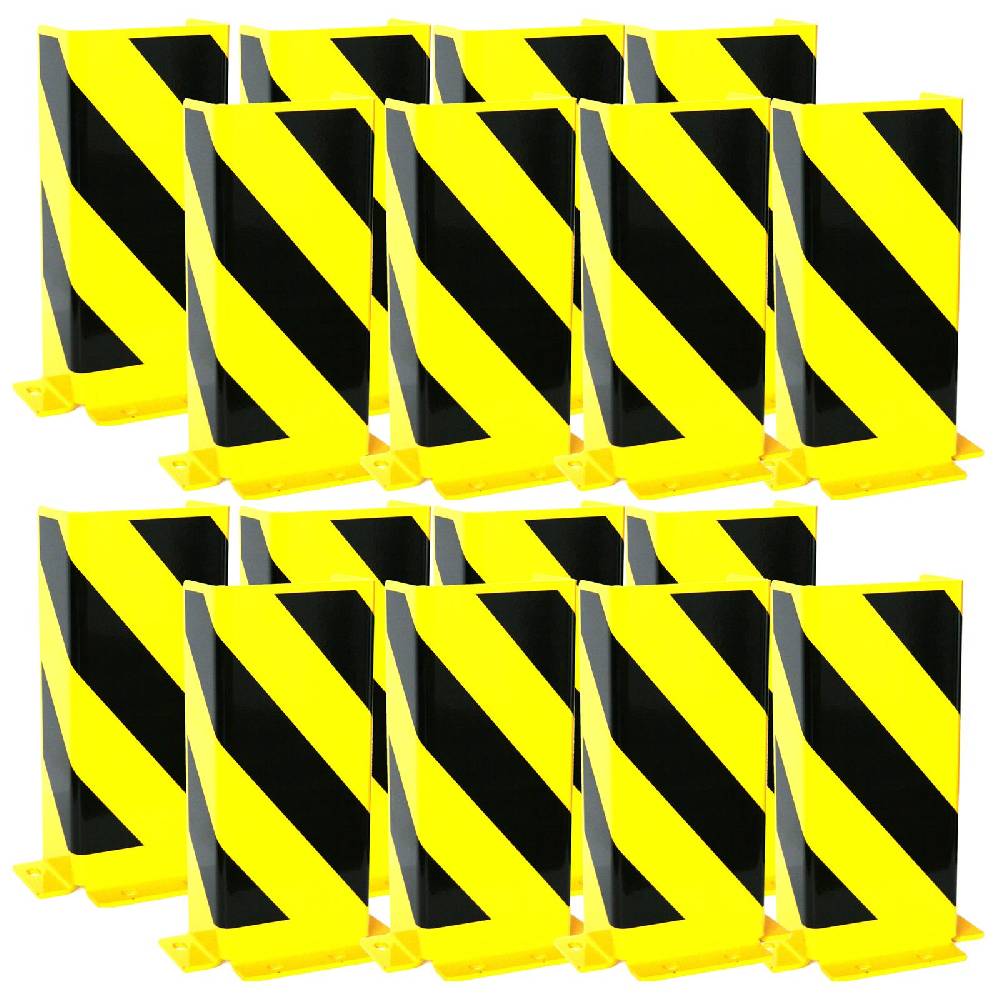 Szagato Rammschutz U-Profil Set (16 Stück) 400x82x165x82x5 mm SZAGATO Regal Anfahrschutz Regale Rammschutzbügel Rammschutze Anfahrschutzecke Rammschutzecke Angebote
