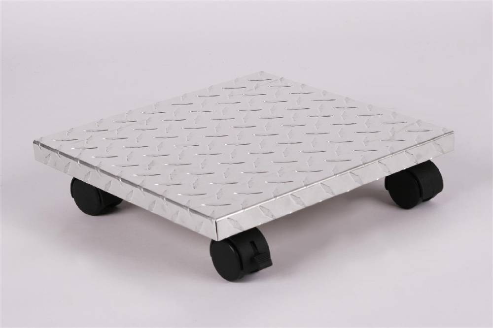 Szagato Rollbrett Pflanzenroller 30x30cm ALU 100kg Bürorollen + Bremse SZAGATO Made in Germany Blumenuntersetzer Möbelroller Blumenroller Transportroller Meist gekauft
