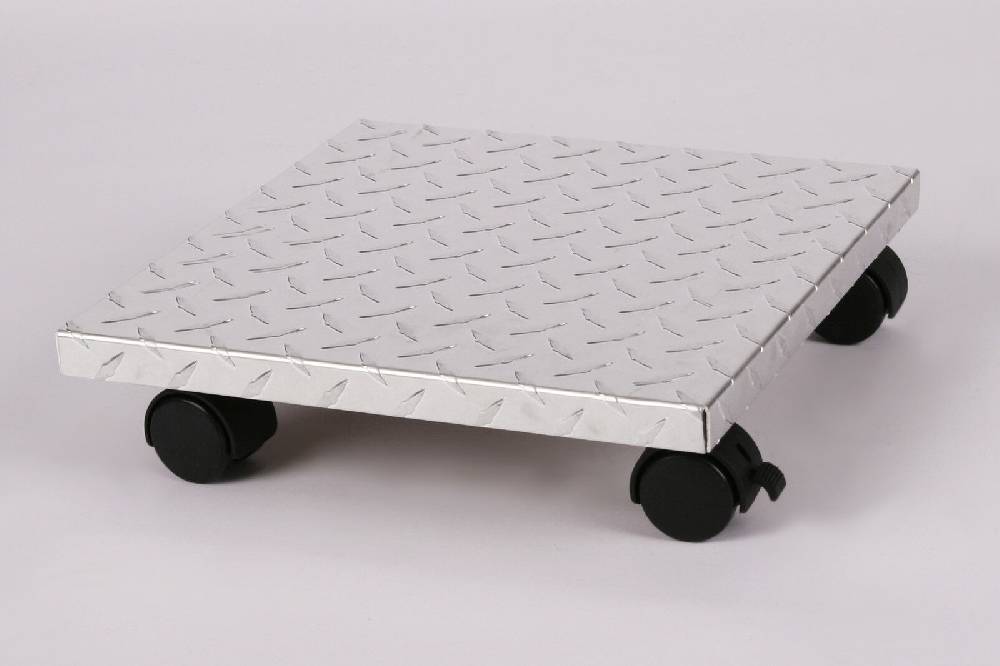 Szagato Rollbrett Pflanzenroller 30x30cm ALU 100kg Bürorollen + Bremse SZAGATO Made in Germany Blumenuntersetzer Möbelroller Blumenroller Transportroller Meist gekauft