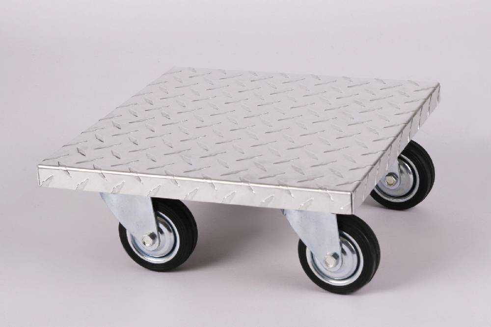 Szagato Rollbrett Pflanzenroller 30x30cm ALU 200kg große Rollen SZAGATO Made in Germany Blumenuntersetzer Möbelroller Outdoor Blumenroller Transportroller Fabrik Onlineshop