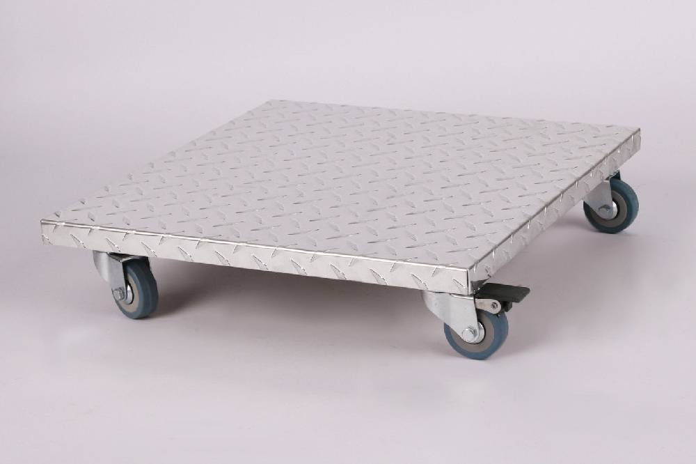 Szagato Rollbrett Pflanzenroller 40x40cm ALU 150kg PU-Rolle+Bremse SZAGATO Made in Germany Blumenuntersetzer Möbelroller Outdoor Blumenroller Transportroller Saisonschlussverkauf