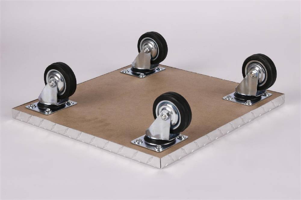 Szagato Rollbrett Pflanzenroller 40x40cm ALU 200kg große Rollen SZAGATO Made in Germany Blumenuntersetzer Möbelroller Outdoor Blumenroller Transportroller Black Friday