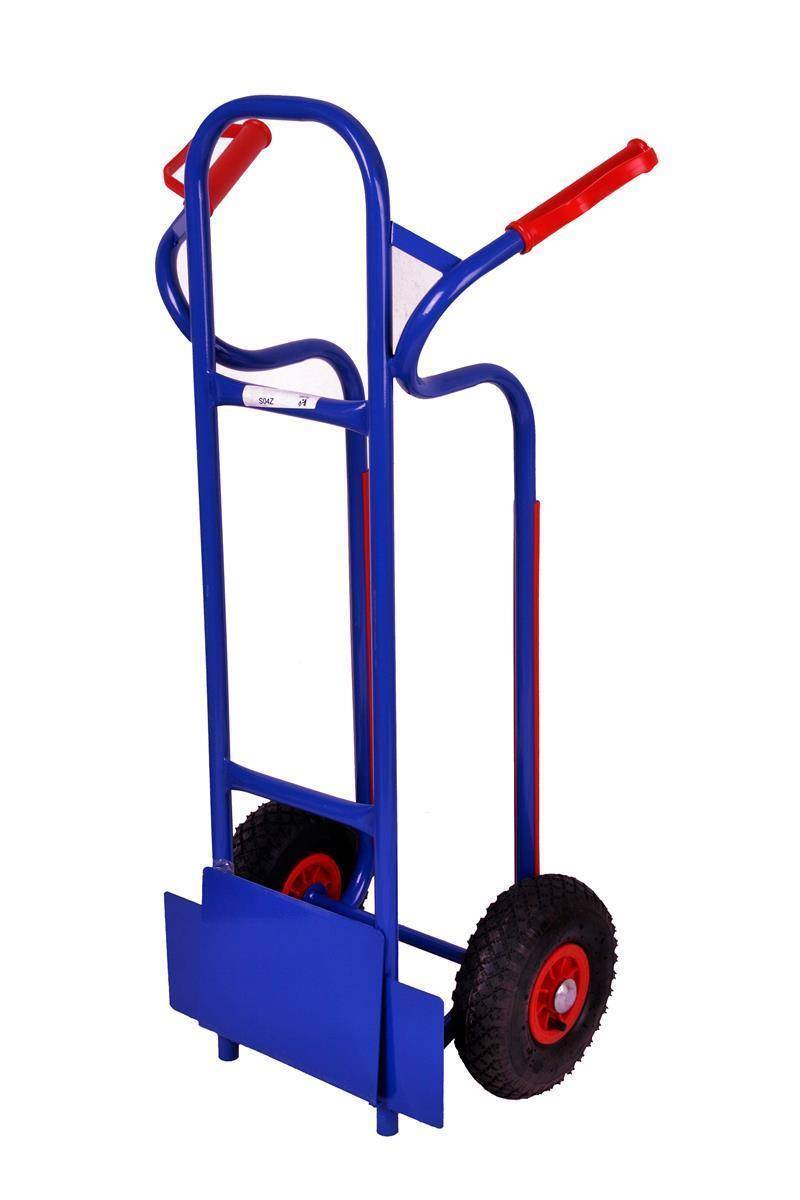 Szagato Sackkarre 250 kg Gleitkufen 111x50x53cm blau SZAGATO Transportkarre klappbar Sackkarre Stahl Sackkarre Stahl klappbar Sackkarre Gleitkufe kaufen Kauf eins, bekomm eins gratis