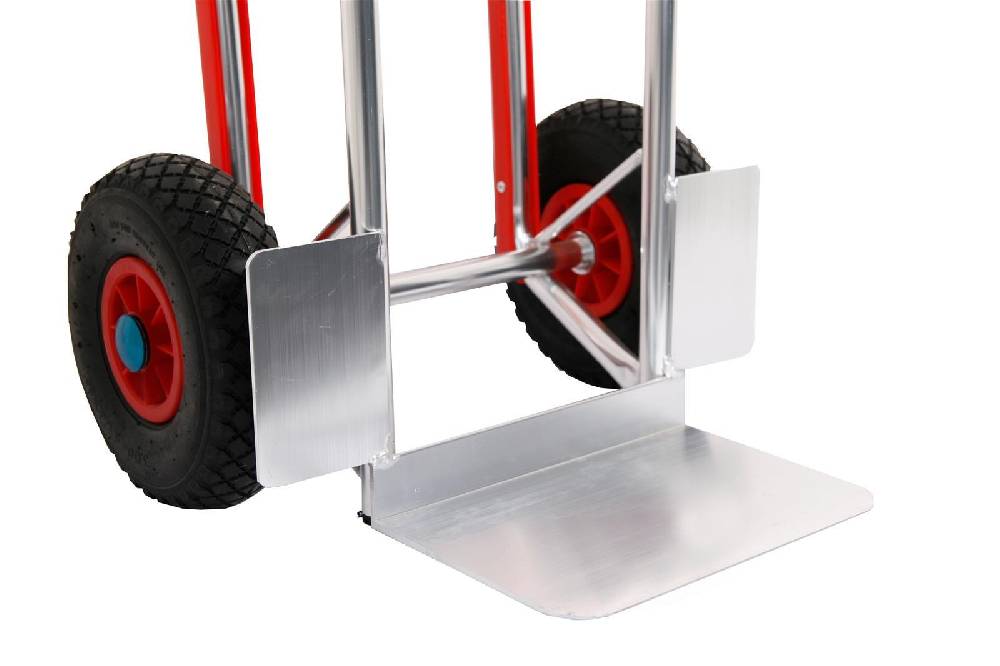 Szagato Sackkarre AlU Gleitkufen 150 kg Vollgummi 117x46x54 SZAGATO Transportkarre klappbar Sackkarre Aluminium Sackkarre Gleitkufen Sackkarre kaufen Super Sparpreis