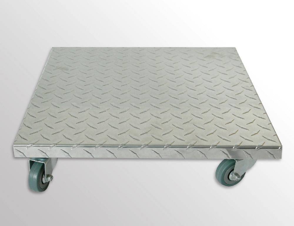 Szagato Rollbrett Pflanzenroller 50x50cm Alu 150 kg PU-Rolle SZAGATO Made in Germany Blumenuntersetzer Möbelroller Outdoor Blumenroller Transportroller Letzte 2 Tage