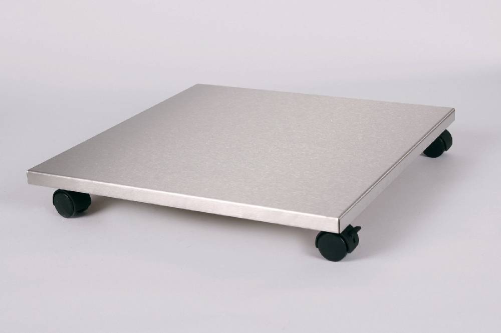 Szagato Rollbrett Pflanzenroller 50x50cm Edelstahl 100kg Bürorollen + Bremse SZAGATO Made in Germany Blumenuntersetzer Möbelroller Outdoor Blumenroller Bis zu 60% Rabatt